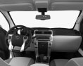 Toyota 4Runner з детальним інтер'єром 2013 3D модель dashboard