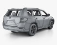 Toyota Highlander 인테리어 가 있는 2014 3D 모델 