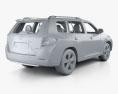 Toyota Highlander con interni 2014 Modello 3D