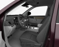 Toyota Highlander con interni 2014 Modello 3D seats