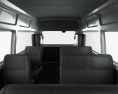 Toyota HiAce Super Long Wheel Base com interior 2014 Modelo 3d