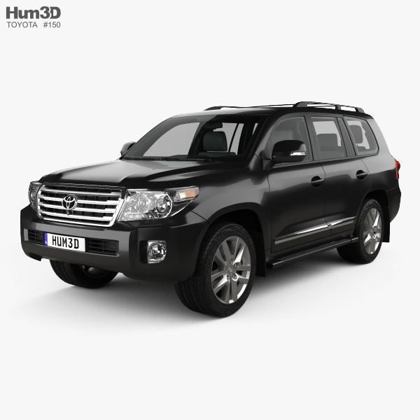 Toyota Land Cruiser (J200) with HQ interior 2015 3D model