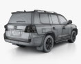 Toyota Land Cruiser (J200) с детальным интерьером 2015 3D модель