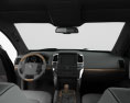Toyota Land Cruiser (J200) con interior 2015 Modelo 3D dashboard