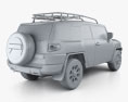 Toyota FJ Cruiser з детальним інтер'єром 2014 3D модель