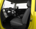 Toyota FJ Cruiser con interni 2014 Modello 3D seats