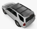 Toyota 4Runner 2009 3D模型 顶视图