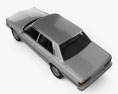 Toyota Crown (S110) Super Saloon 1982 Modello 3D vista dall'alto
