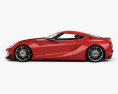 Toyota FT-1 2014 3D 모델  side view