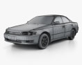 Toyota Mark II (X90) 1996 3Dモデル wire render