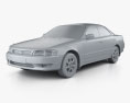 Toyota Mark II (X90) 1996 3Dモデル clay render