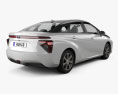 Toyota FCV 2017 3D-Modell Rückansicht