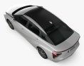 Toyota FCV 2017 3D-Modell Draufsicht