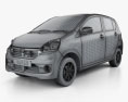 Toyota Pixis Epoch 2016 3D模型 wire render