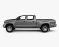 Toyota Tacoma 더블캡 Long bed 2014 3D 모델  side view