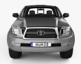 Toyota Tacoma 더블캡 Long bed 2014 3D 모델  front view