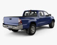 Toyota Tacoma 더블캡 Long bed 2015 3D 모델  back view