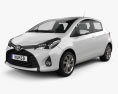 Toyota Yaris 5 puertas 2017 Modelo 3D