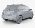 Toyota Yaris 5门 2017 3D模型