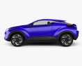 Toyota C-HR 概念 2017 3D模型 侧视图