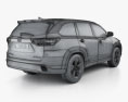 Toyota Highlander mit Innenraum 2016 3D-Modell