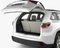 Toyota Highlander 인테리어 가 있는 2016 3D 모델 
