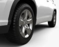 Toyota Highlander HQインテリアと 2016 3Dモデル