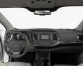 Toyota Highlander с детальным интерьером 2016 3D модель dashboard