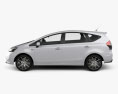 Toyota Prius Plus 2017 3D 모델  side view