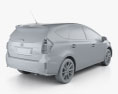 Toyota Prius Plus 2017 3D-Modell