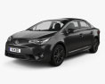Toyota Avensis (T270) 세단 2019 3D 모델 