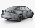 Toyota Avensis (T270) Седан с детальным интерьером 2019 3D модель