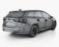 Toyota Avensis (T270) wagon 인테리어 가 있는 2019 3D 모델 