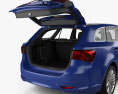 Toyota Avensis (T270) wagon 인테리어 가 있는 2019 3D 모델 