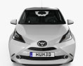 Toyota Aygo 3도어 2017 3D 모델  front view