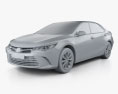 Toyota Camry XLE 2017 3D-Modell clay render