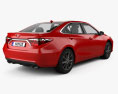 Toyota Camry XSE 2017 3D 모델  back view