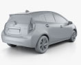 Toyota Prius C 2018 3D-Modell
