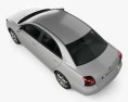 Toyota Avensis 轿车 2008 3D模型 顶视图