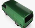 Toyota Hiace 厢式货车 1977 3D模型 顶视图