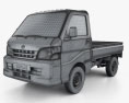 Toyota Pixis Truck 2015 3D模型 wire render