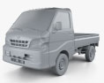Toyota Pixis Truck 2015 3D 모델  clay render