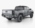 Toyota Tacoma Access Cab Long bed TRD Off-Road 2017 3D 모델 