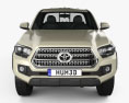 Toyota Tacoma Access Cab Long bed TRD Off-Road 2017 3D модель front view