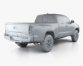 Toyota Tacoma Access Cab Long bed TRD Off-Road 2017 Modelo 3d