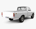 Toyota Hilux 1972 3D 모델  back view