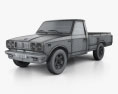 Toyota Hilux 1972 3D-Modell wire render