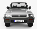Toyota Hilux Cabina Singola 1997 Modello 3D vista frontale