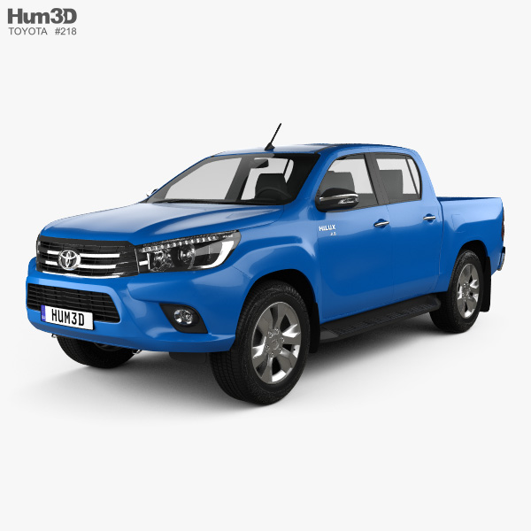 Toyota Hilux ダブルキャブ Revo 2018 3Dモデル