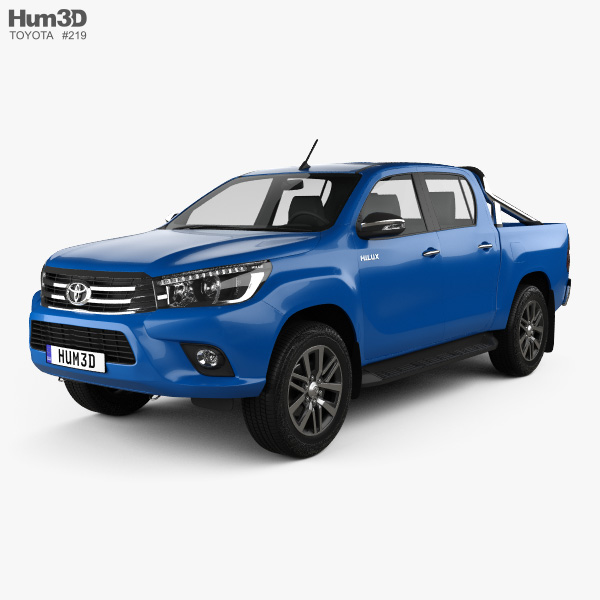 Toyota Hilux Doppelkabine SR5 2018 3D-Modell